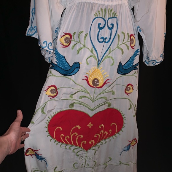 Embroidered Maternity Gown - Picture 9 of 16